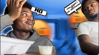 Getting Food Without My Boyfriend Prank😲🚫He Was About To Blow🤯🤬 [upl. by Anerbas464]