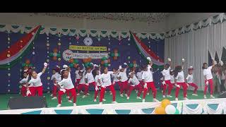 AEROBIC DANCE PERFORMANCEOF CLASS 3RD AND 4TH [upl. by Fromma]