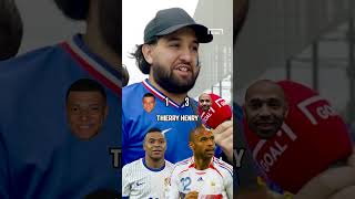 ITS DIFFICULT 😰 KYLIAN MBAPPE v THIERRY HENRY France football fans challenge shorts [upl. by Neiht245]