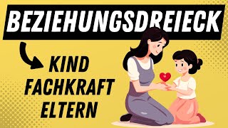 BEZIEHUNGSDREIECK bei der EINGEWÖHNUNG in die Kita  ERZIEHERKANAL [upl. by Nimajeb826]