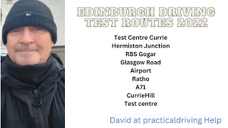 Edinburgh Currie Driving Test Routes [upl. by Ardnoet700]