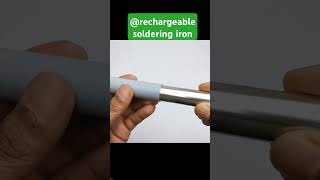 Rechargeable Soldering iron shorts battery soldering [upl. by Nolahc]