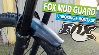 FOX Mud Guard Schutzblech  Unboxing und Montage  FOX 36 Gabel  Focus JAM² SL  03122023 [upl. by Halyak]