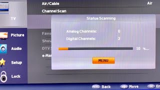 Haier TV  Run a channel scan Auto program for over the air antenna channels [upl. by Laresa]