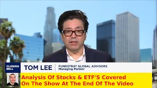 Fundstrats Tom Lee Shares his predictions for the market selloff [upl. by Ialokin]