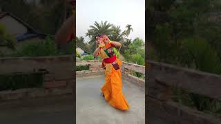 Aji Dokhino Duar Khola Dance  Basanta Utsav Dance  Rabindra Nritya Holi Dance Shorts YTShorts [upl. by Kassel]