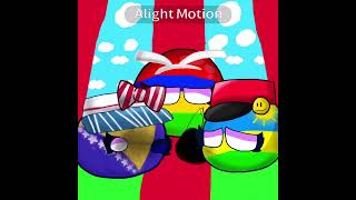 Mesmerizer Bosnia Rwanda and Mauritius countryballs alightmotion mesmerizer crazybosniak [upl. by Nosmas518]