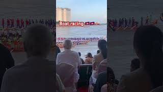 Boat racing during water festival 🇰🇭🇰🇭🥰🥰🚣🚣 [upl. by Anwahsar]