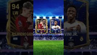 🇦🇷 Garnacho vs Vini JR 🇧🇷 eafc fifa fifamobile eafcmobile football fcmobile shorts [upl. by Broddy]