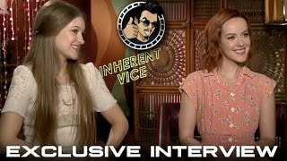 Jena Malone and Joanna Newsom Interview Inherent Vice HD 2014 [upl. by Lein]