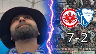 FRANKFURT DEKLASSIERT BOCHUM  STADIONVLOG [upl. by Haland]