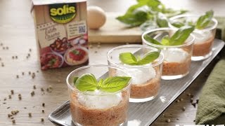 🍮 Flan de Tomate con Burrata  Recetas Solís [upl. by Abell]