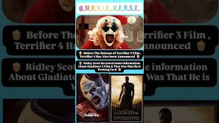 gladiator ridleyscott terrifier hollywood shorts comingsoon movie cinephile movieverse [upl. by Ursel]