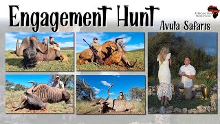 Hunting with a surprise engagement in Africa [upl. by Lati]