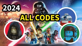 LEGO STAR WARS THE SKYWALKER SAGA ALL CODES [upl. by Ojibbob]