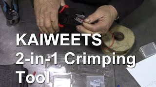 KAIWEETS 2 in 1 Crimping Tool [upl. by Sonitnatsnok400]