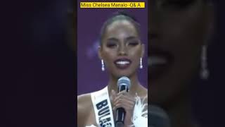 Winning Answer in QampA of Miss Chelsea Manalo How Smart Miss Chelsea Manalo is [upl. by Aztiray]