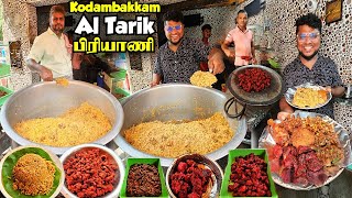 கோடம்பாக்கத்தை கலக்கும் Al Tarik Biryani  Beef Biryani amp Fried Chicken Biryani  Tamil Food Review [upl. by Brynne787]