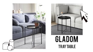 IKEA IKEA GLADOM TRAY TABLE  INSTALLATION [upl. by Dadirac]