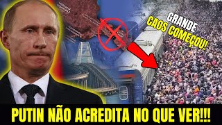 ACABOU Milhões de Russos Fogem da Crimeia Após Devastadores Ataques Aéreos Putin ta desesperado [upl. by Keiko]