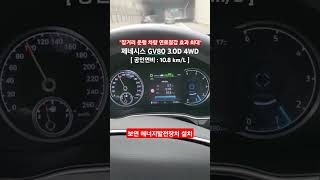 3618 크루즈속도100 보연배터리 설치 제네시스 gv80 30디젤 4륜구동 보연모빌리티 탄소중립실천 연료절감 요소수절감 CO2저감 배기가스저감 현대차 [upl. by Matlick]