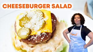 Cheeseburger Salad Recipe 🍔🥗 Healthier With All The Iconic Flavors [upl. by Delano76]