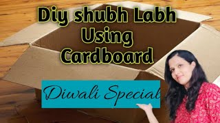 Diy shubh Labh for Diwali  Diwali decoration craft  wall decor for Diwali  Diy Diwali craft 1 [upl. by Grant]