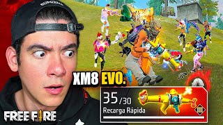 USE LA XM8 POLLO LOCO en FREE FIRE y ME PASE DE HACKER   TheDonato [upl. by Kirit934]