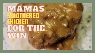 Easy And Quick Smothered Chicken Recipe [upl. by Moffitt34]