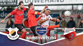 VEEL DOELPUNTEN in Katwijk ⚽😍  VV Katwijk vs Kozakken Boys  Samenvatting Betnation Divisie 2324 [upl. by Klepac165]