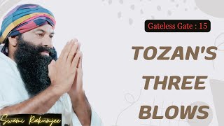 Zen story Gateless Gate  15  Tozans Three Blows by Swami Rakumjee 1378th [upl. by Nnairda]