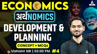 ALL STATE PCS EXAM  ECONOMICS  Development amp Planning  Part4  Concept  MCQs  By Vishisht Sir [upl. by Debbra]