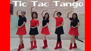 Tic Tac Tango Line Dance demo amp count [upl. by Divine]