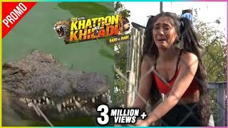 Shivangi Gets New Task Of Feeding Crocodiles  Khatron Ke Khiladi 12 [upl. by Htidra]