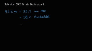 Prozentzahlen in Dezimalzahlen umwandeln [upl. by Elrod967]