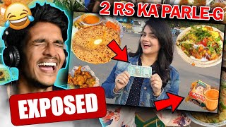 Priyanka Tiwari 50 Rs 24 Hours Food Challenge Exposed [upl. by Iaht835]