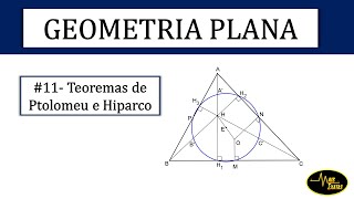 Geometria Plana 11 Teoremas de Ptolomeu e Hiparco [upl. by Pauiie636]