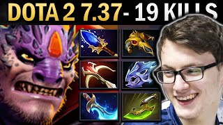 Lion Dota 2 737 Miracle with 19 Kills and Daedalus  TI14 [upl. by Warton899]