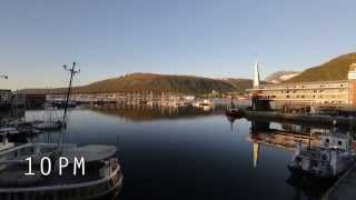 20140705 Tromsø Midnight Sun Time Lapse [upl. by Esojnauj721]