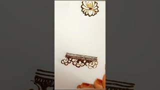 Cutwork design for beginners mehndi shorts henna ytshortsvideo [upl. by Cirdet]