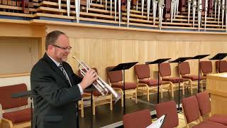 Wedding March by Felix Mendelssohn Todd Fulginiti trumpet [upl. by Delphina]