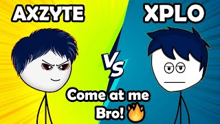 Axzyte VS Xplo Gamer  Stats Comparison [upl. by Tizes]