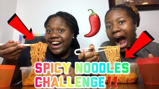 SPICY NOODLES CHALLENGE money was involved [upl. by Gaylord]