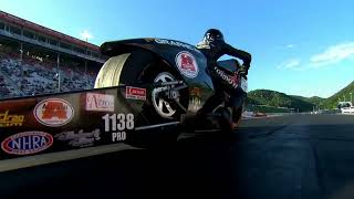 Marc Ingwersen Ron Tornow Pro Stock Motorcycle Qualifying Rnd 2 23rd annual Super Grip Thunder V [upl. by Eisus982]