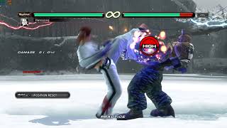 Tekken 6 BR Hwoarang JFSR High Damage Combos [upl. by Atoked]