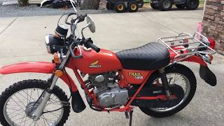 1977 HONDA CT125 FOR SALE [upl. by Yntirb]