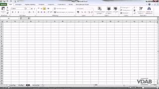 Excel 2010  111  Werken met werkbladen [upl. by Ayahsey]