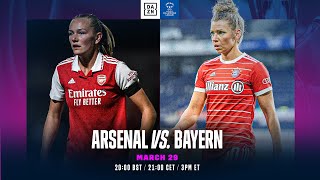 Arsenal  FC Bayern München  UEFA Women’s Champions League Viertelfinalrückspiel Ganzes Spiel [upl. by Pulsifer39]