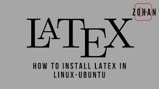 How To Install LATEX On LinuxUbuntu WORKED [upl. by Nonac]