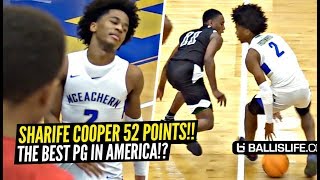 Sharife Cooper SHOCKS EVERYONE amp Drops 52 Points DONT TEST Sharife [upl. by Maisel847]